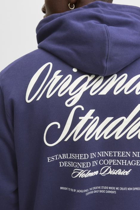 Jack & Jones blauwe heren sweater | Unique Selling Point