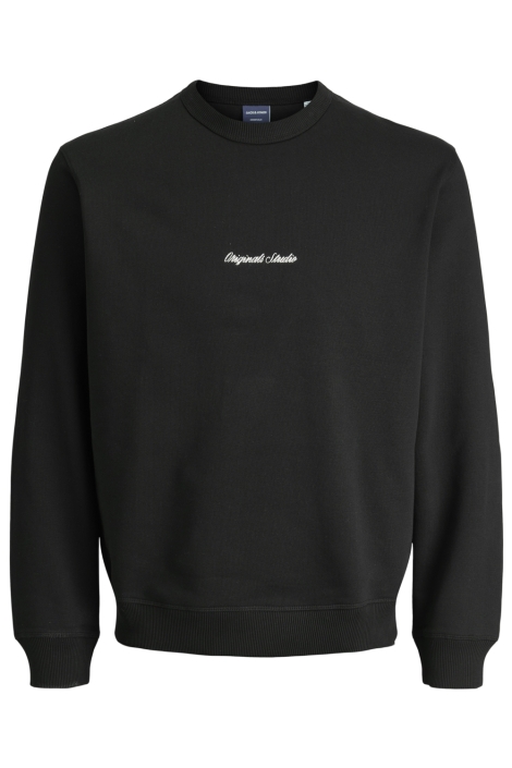 Jack & Jones zwarte heren sweater | Vooraanzicht