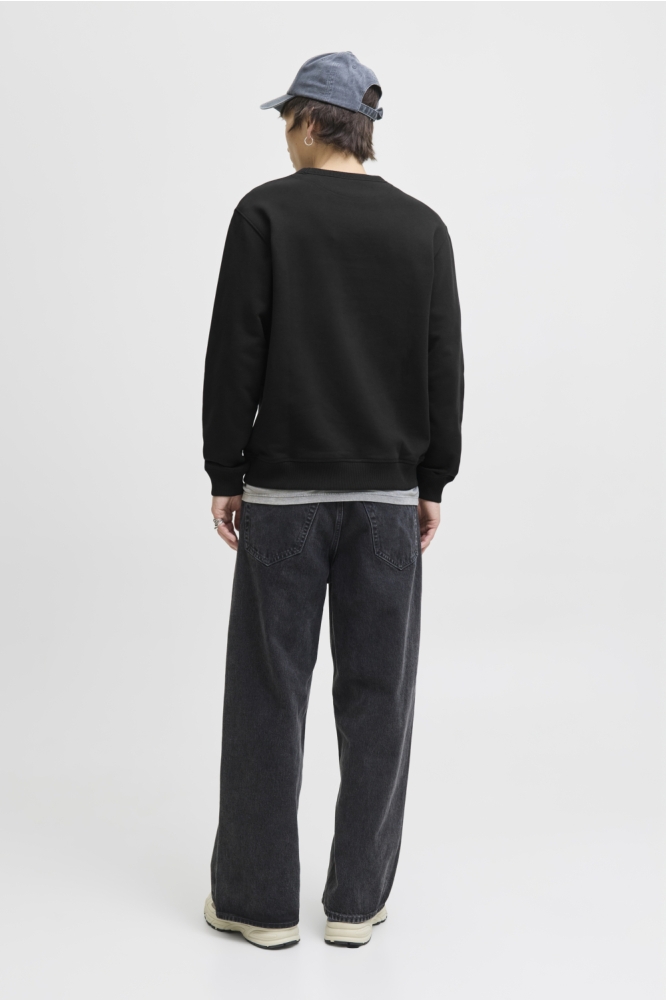 Jack & Jones zwarte heren sweater | Model