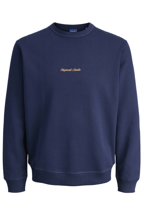 Jack & Jones blauwe heren sweater | Vooraanzicht