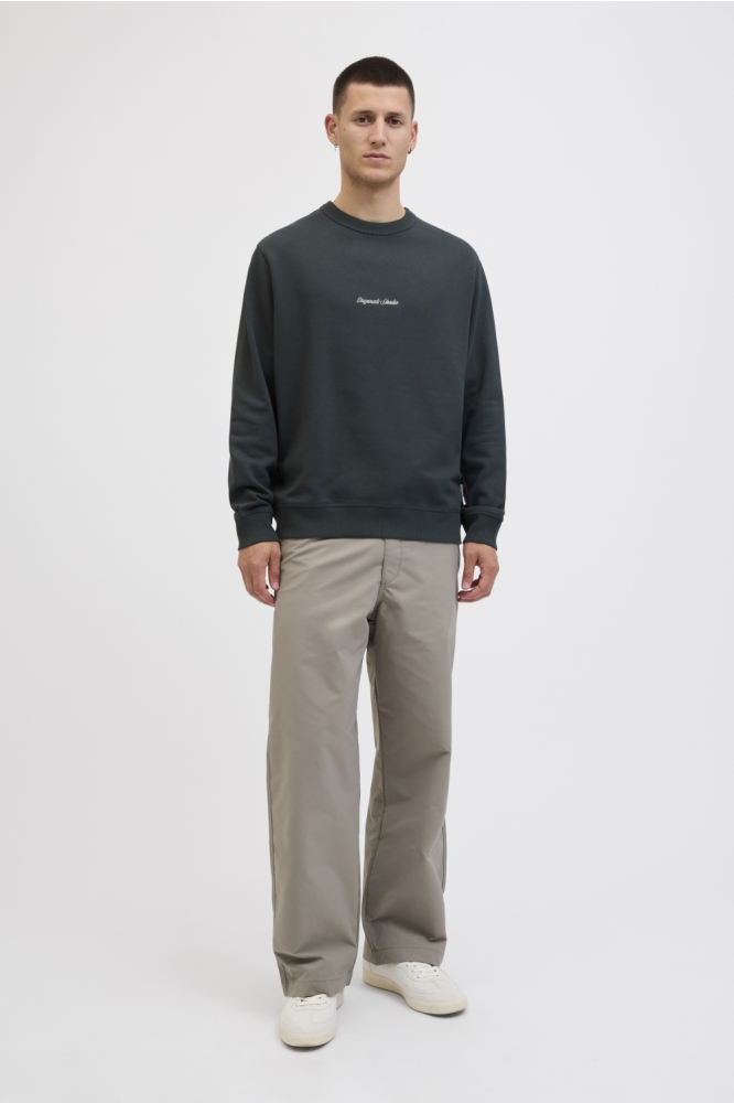 Jack & Jones groene heren sweater | Model