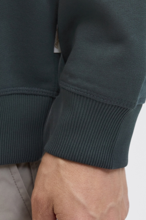 Jack & Jones groene heren sweater | Close up