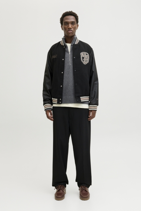 Jack & Jones grijze heren trui | Model