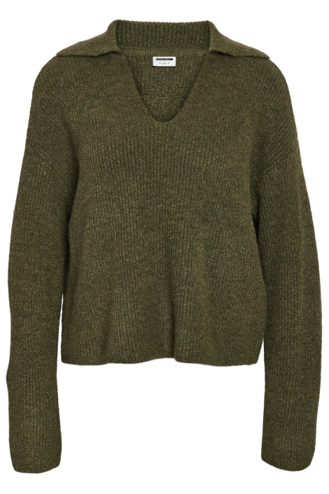 Noisy may groene dames trui | Vooraanzicht