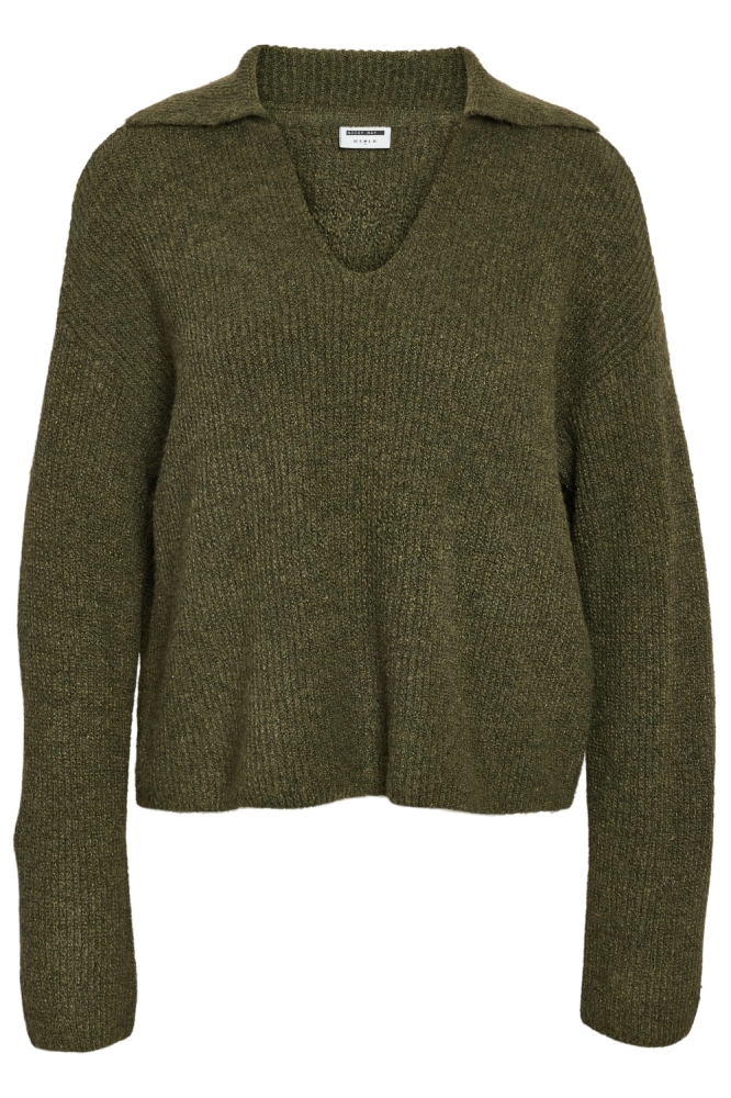 Noisy may groene dames trui | Vooraanzicht