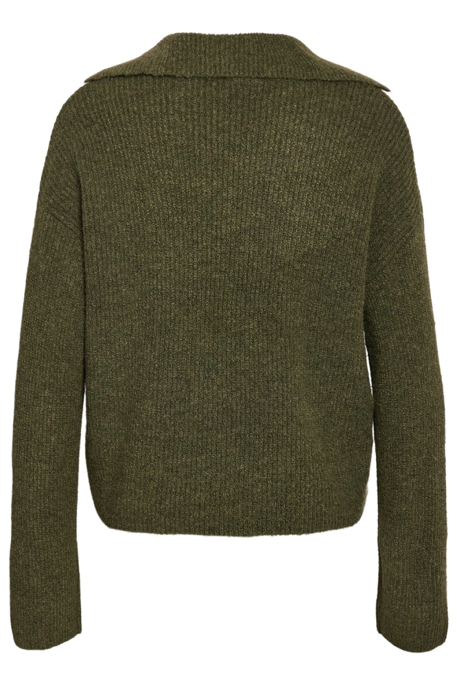 Noisy may groene dames trui | Achteraanzicht