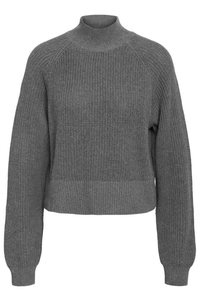 Noisy may grijze dames trui | Vooraanzicht