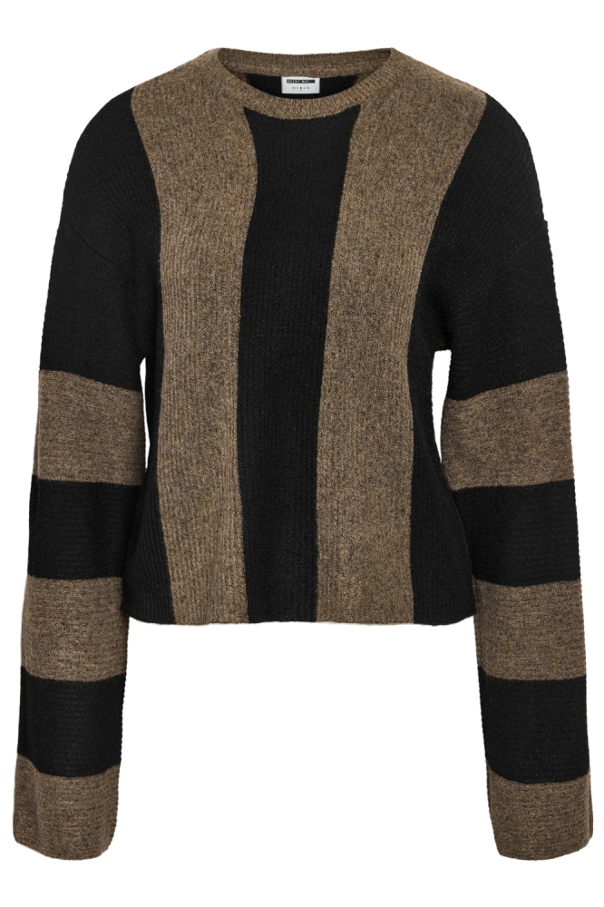 Noisy may bruine dames trui | Vooraanzicht