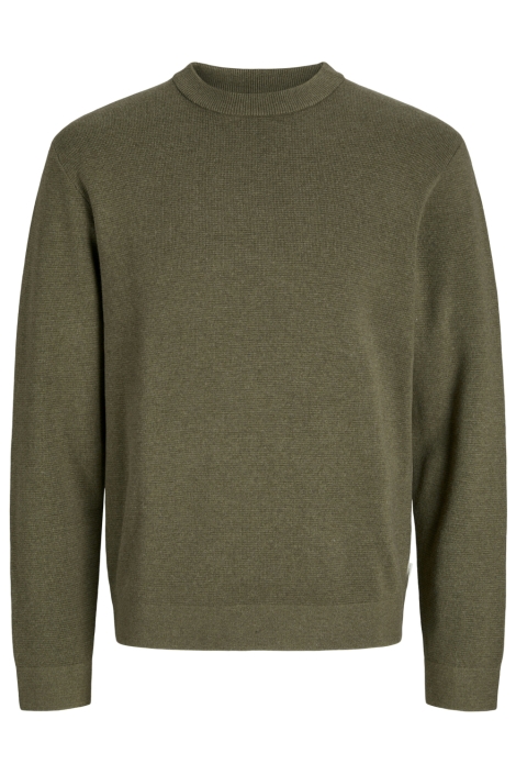 Jack & Jones groene heren trui | Vooraanzicht