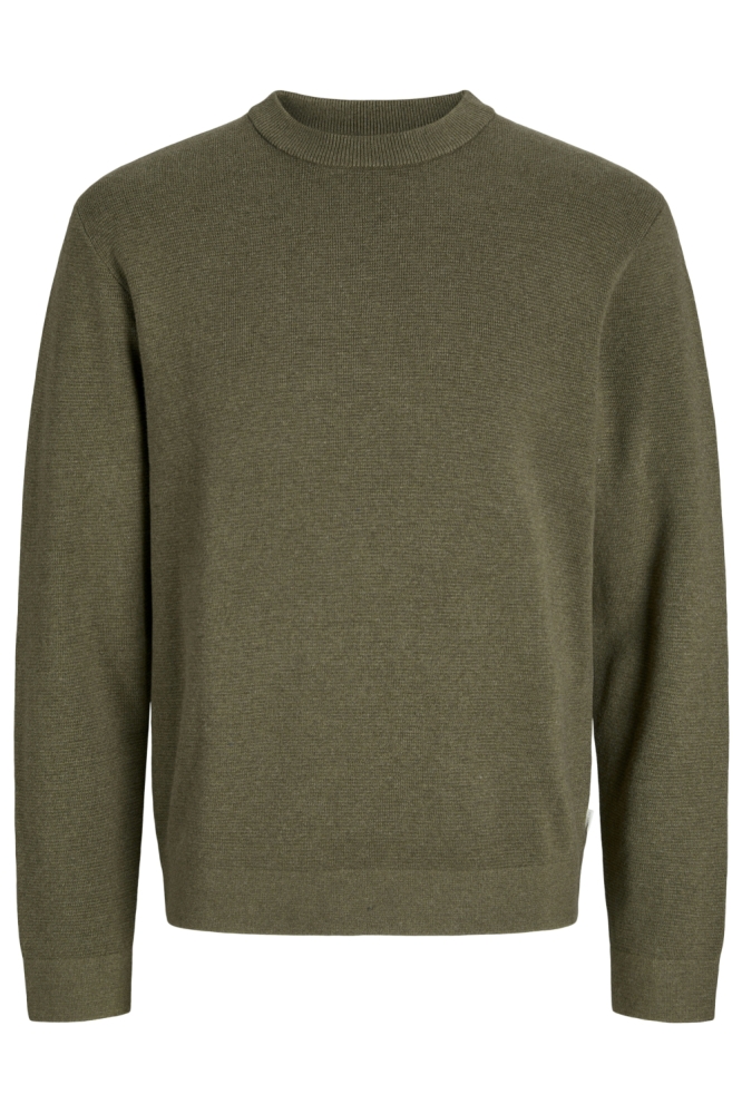 Jack & Jones groene heren trui | Vooraanzicht