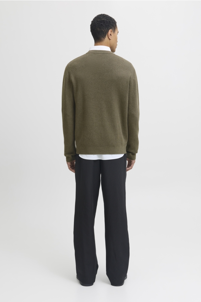 Jack & Jones groene heren trui | Model