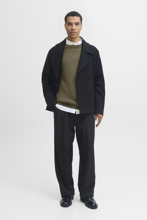 Jack & Jones groene heren trui | Model