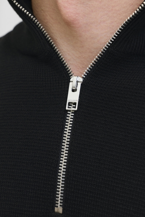 Jack & Jones zwarte heren trui | Close up