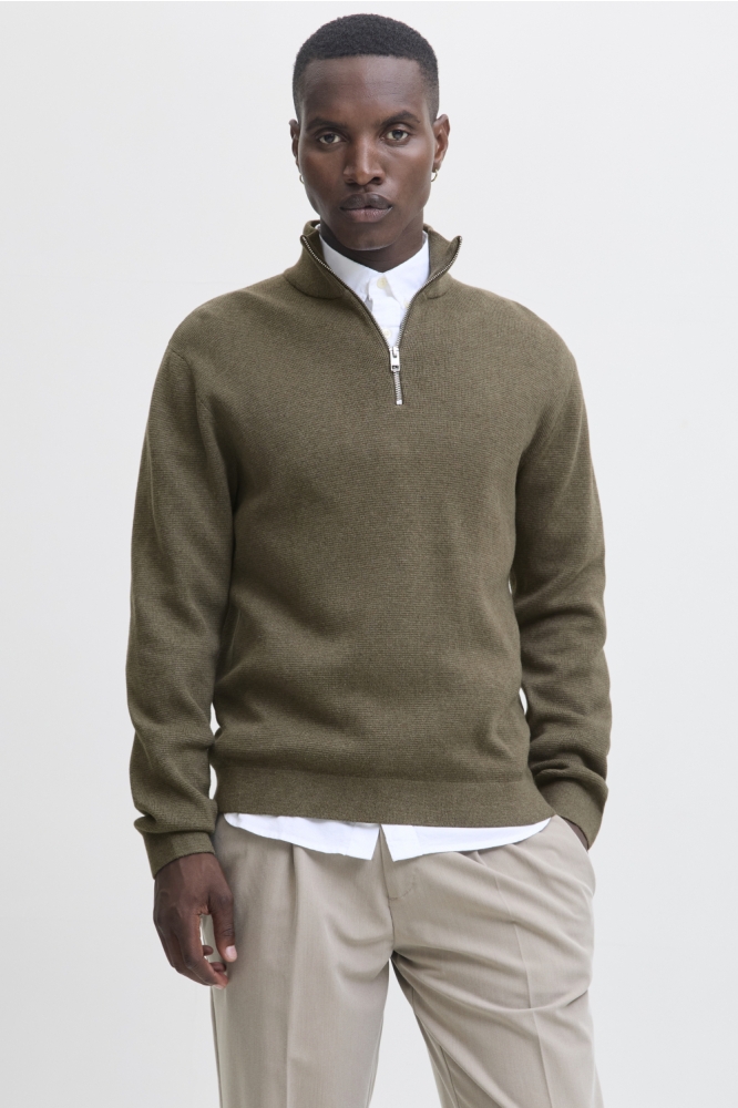 Jack & Jones groene heren trui | Model