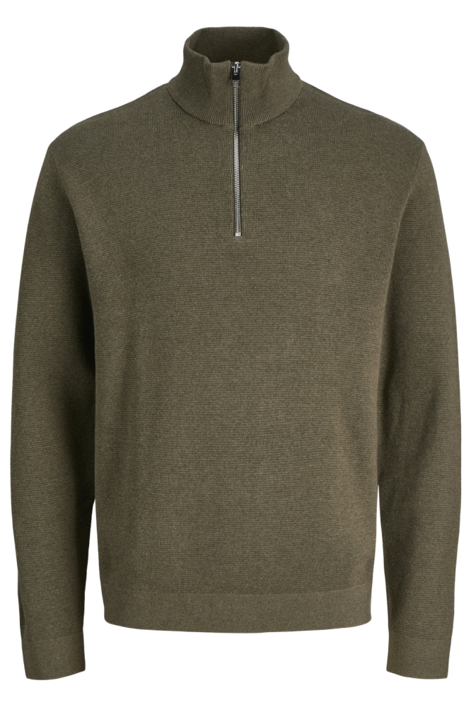 Jack & Jones groene heren trui | Vooraanzicht