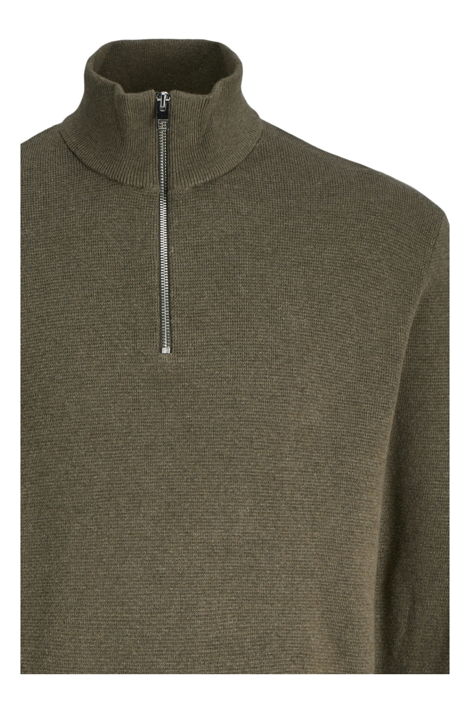 Jack & Jones groene heren trui | Close up