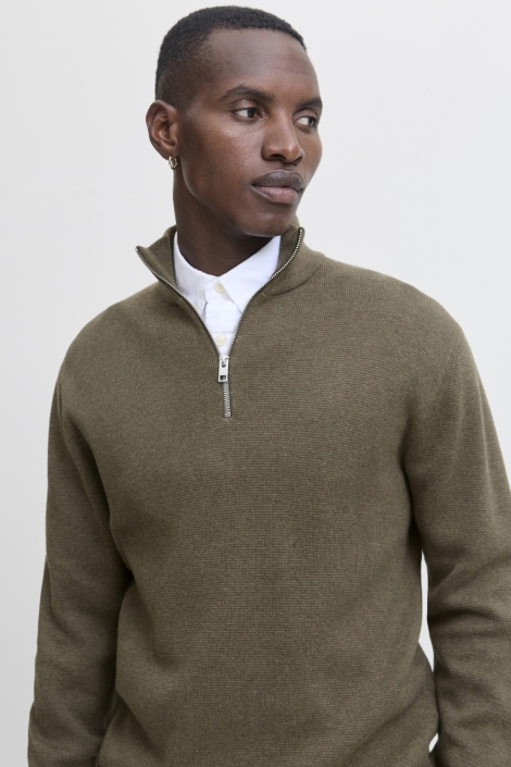 Jack & Jones groene heren trui | Close up