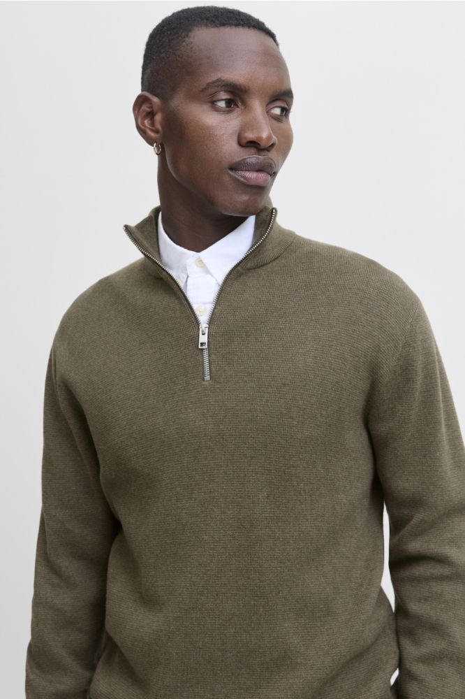 Jack & Jones groene heren trui | Close up