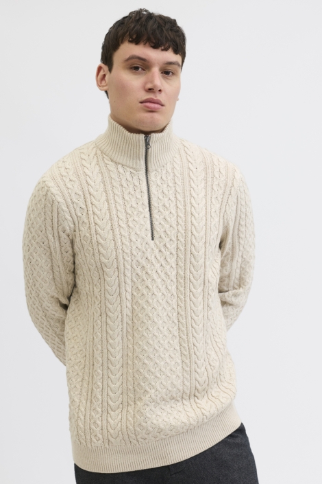 Jack & Jones beige heren trui | Model