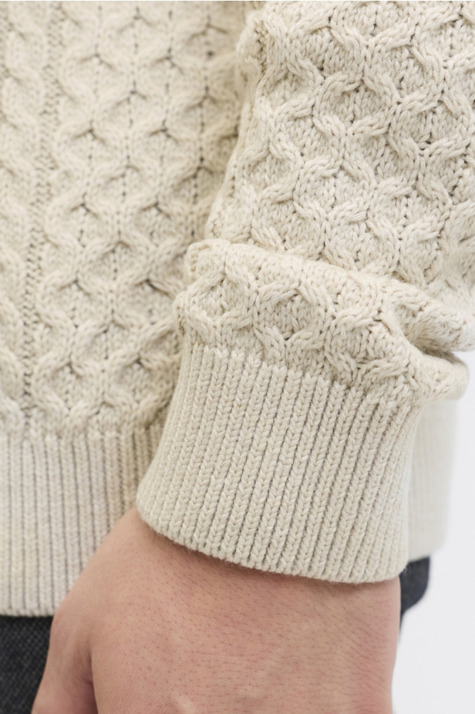 Jack & Jones beige heren trui | Close up