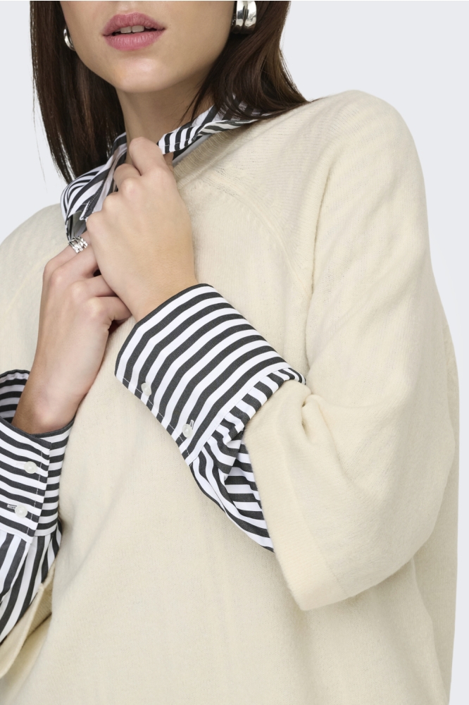 Only beige dames trui | Close up