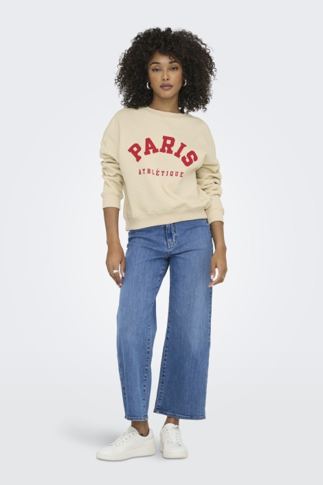 Only beige dames sweater | Model