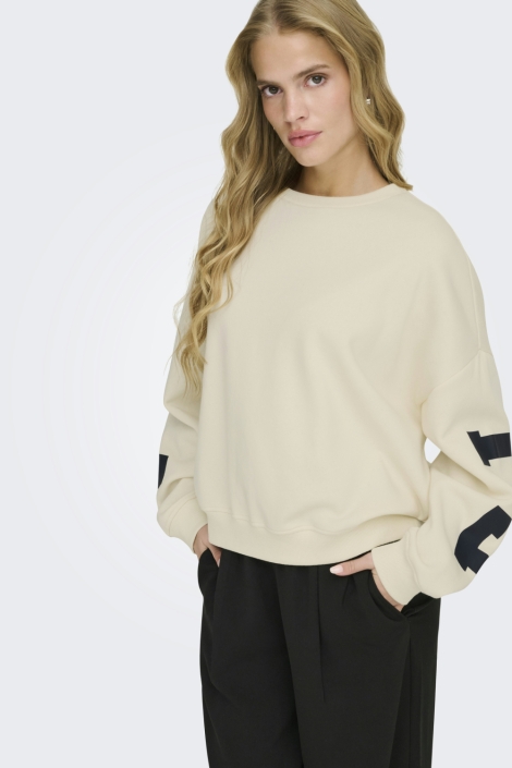 Only beige dames sweater | Model