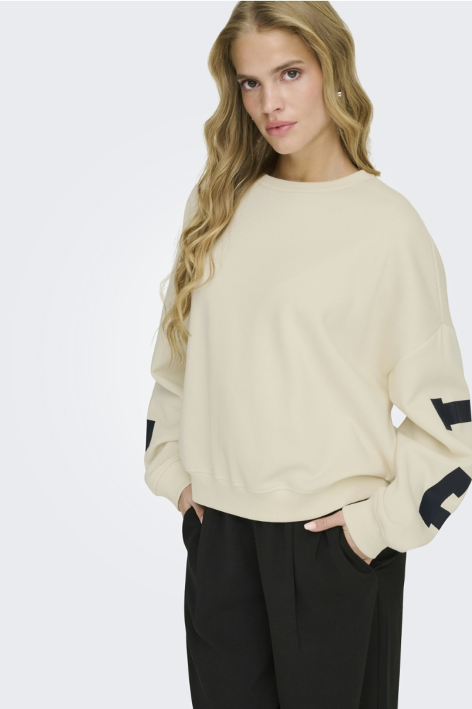 Only beige dames sweater | Model