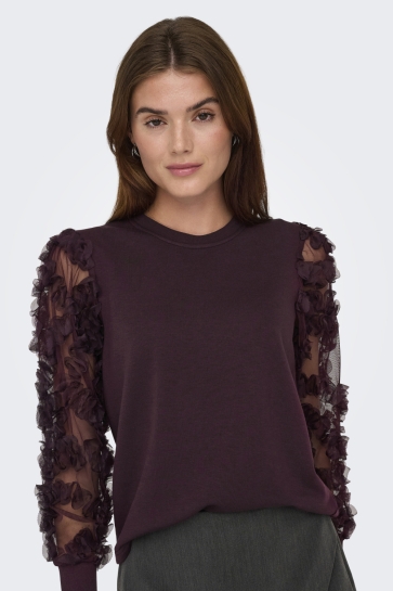 Jacqueline de Yong Trui JDYFAIRVIEW L/S SWEAT JRS NOOS 15220558 WINETASTING