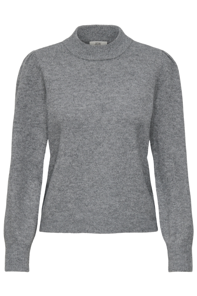 Jacqueline de Yong grijze dames trui | Vooraanzicht