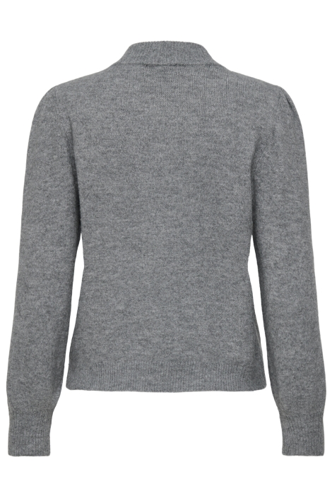 Jacqueline de Yong grijze dames trui | Achteraanzicht