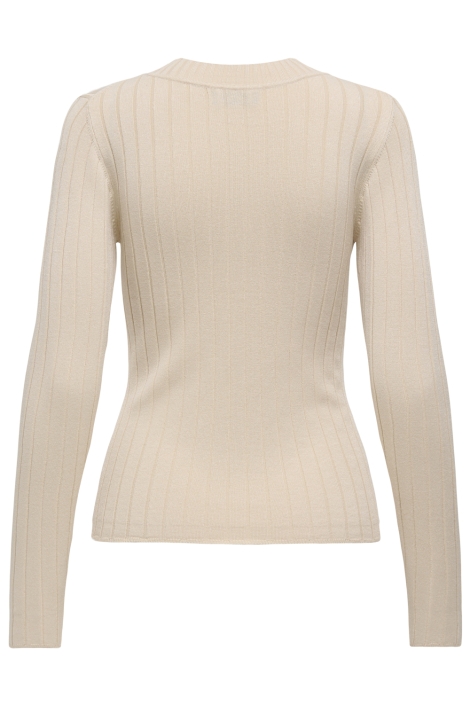 Jacqueline de Yong beige dames trui | Achteraanzicht