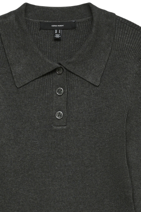 Vero Moda grijze dames trui | Close up