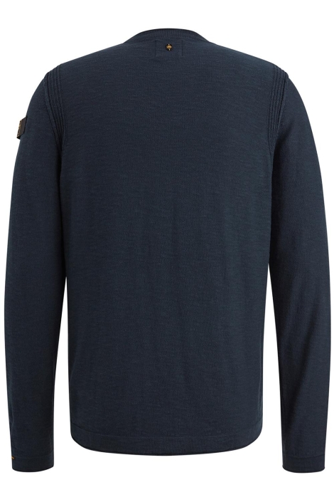 PME legend blauwe heren trui | Achteraanzicht