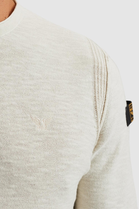 PME legend beige heren trui | Kleurstaal