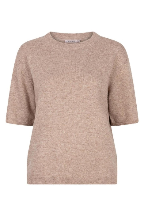 EsQualo taupe dames trui | Vooraanzicht
