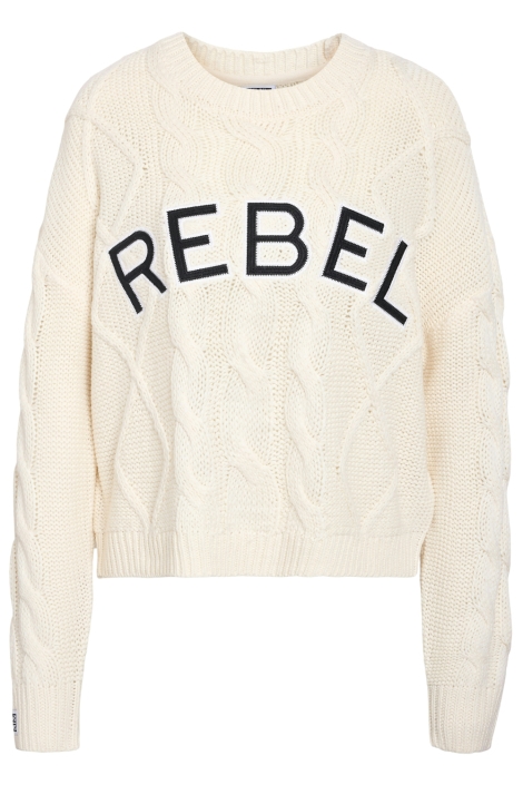 Noisy may beige dames trui | Vooraanzicht