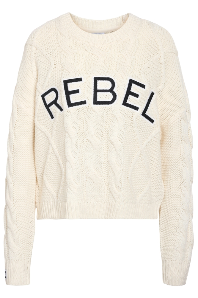 Noisy may beige dames trui | Vooraanzicht