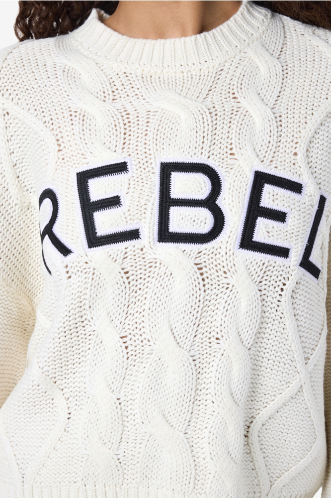 Noisy may beige dames trui | Close up