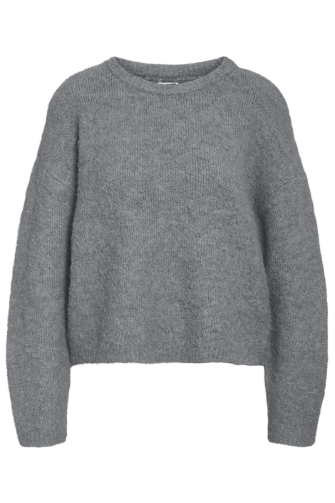 Noisy may grijze dames trui | Vooraanzicht