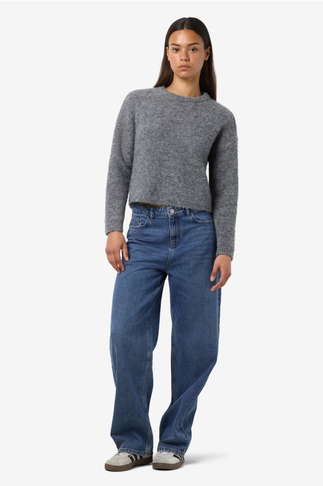 Noisy may grijze dames trui | Model