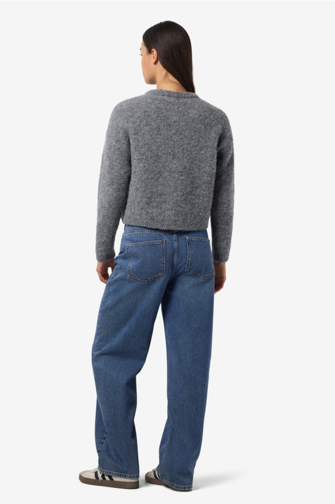 Noisy may grijze dames trui | Model