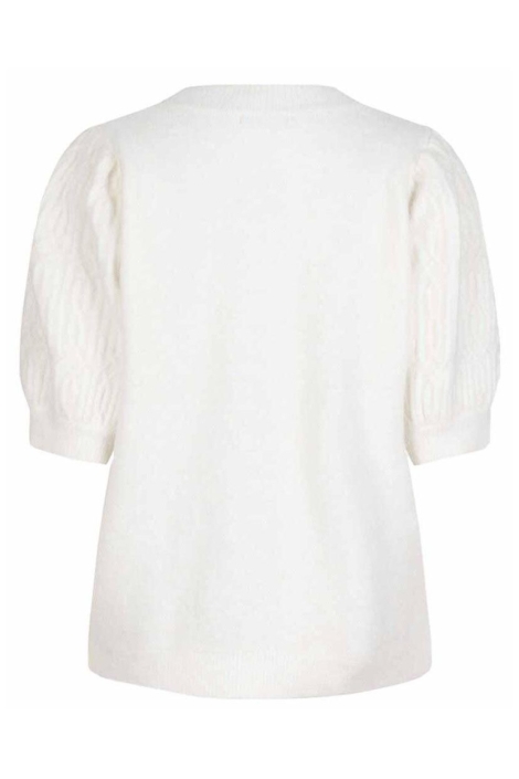 EsQualo witte dames trui | Model achteraanzicht