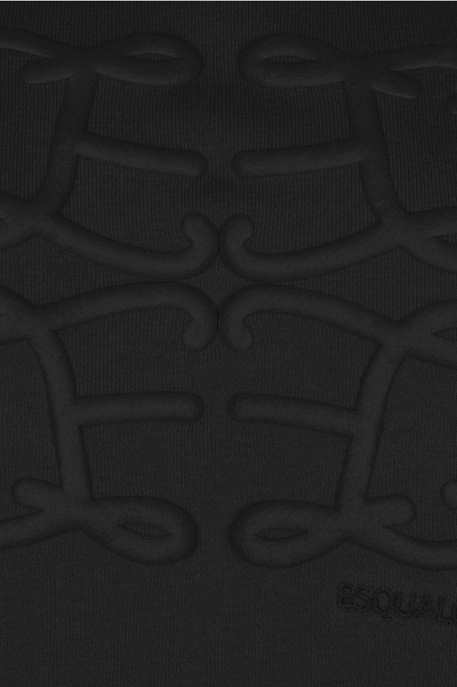 EsQualo zwarte dames sweater | Close up