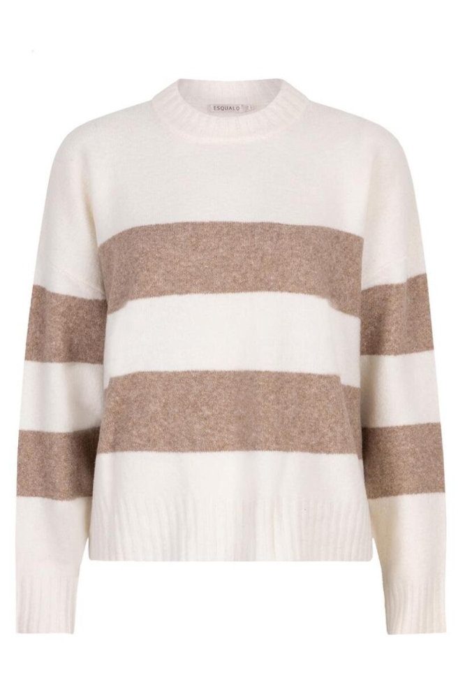 EsQualo beige dames trui | Vooraanzicht
