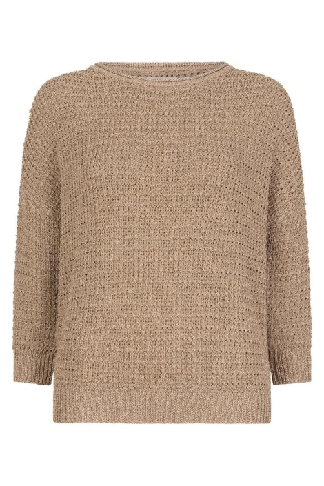 EsQualo camel dames trui | Vooraanzicht