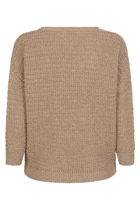 EsQualo camel dames trui | Achteraanzicht