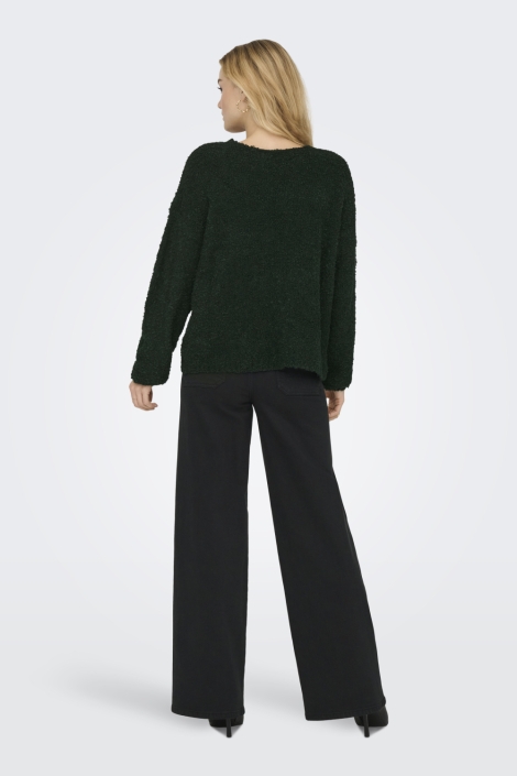 Jacqueline de Yong groene dames trui | Model