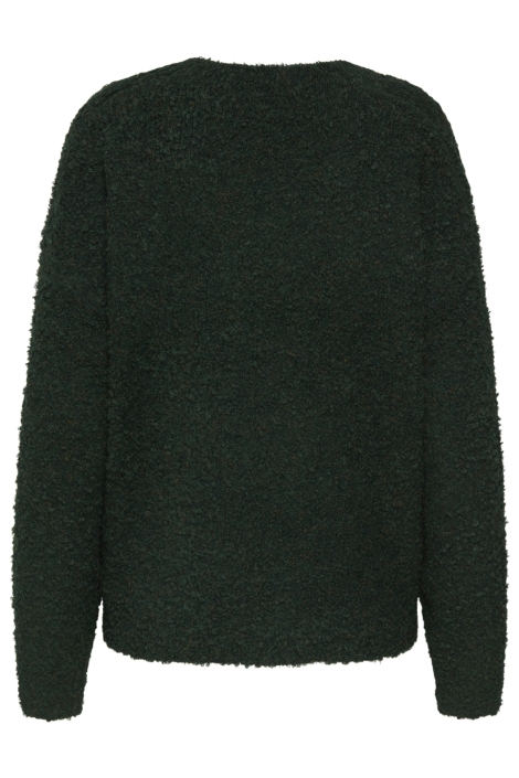 Jacqueline de Yong groene dames trui | Achteraanzicht