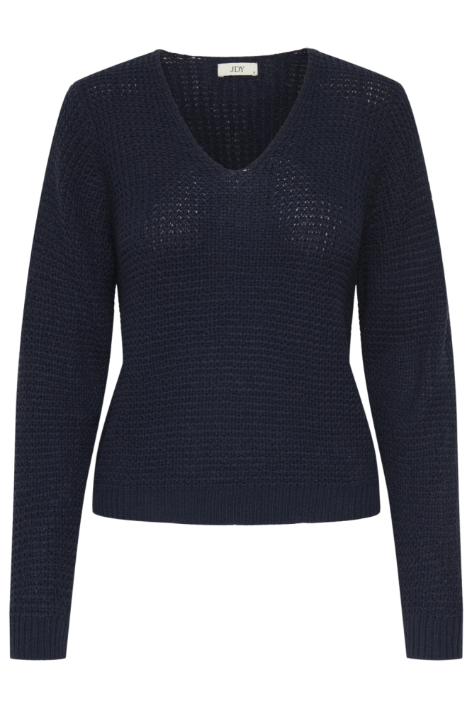 Jacqueline de Yong blauwe dames trui | Vooraanzicht